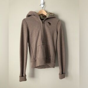 Abercrombie Half-Zip Hoodie - Size M